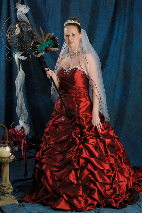 Robe mariage rouge