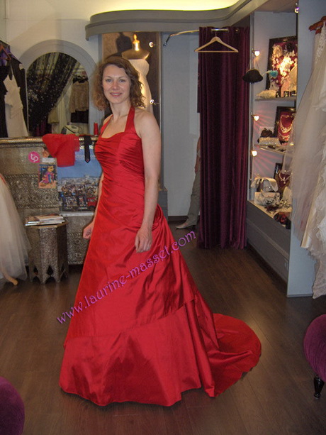 Robe mariage rouge