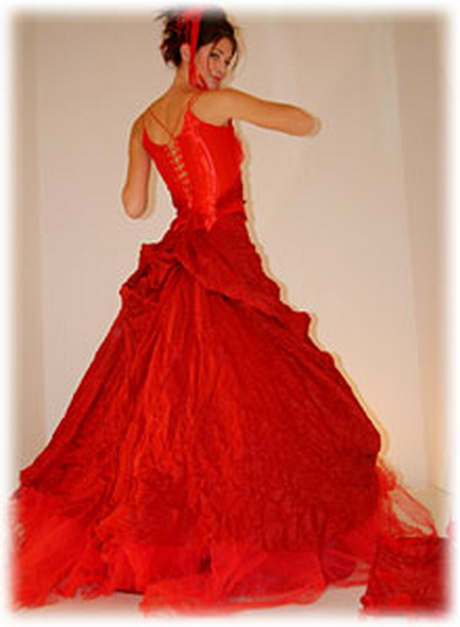 Robe mariage rouge