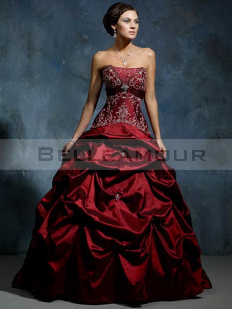 Robe mariee rouge