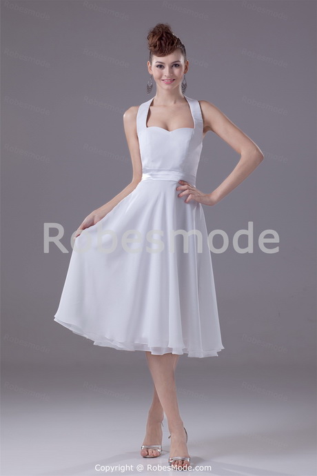 Robe mousseline courte