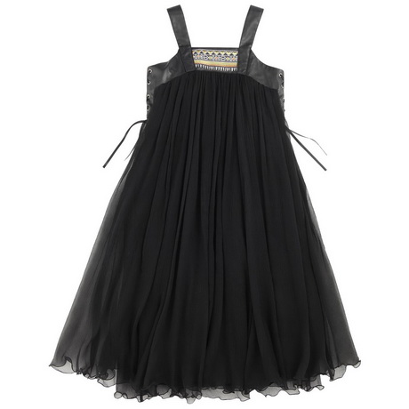 Robe mousseline noire