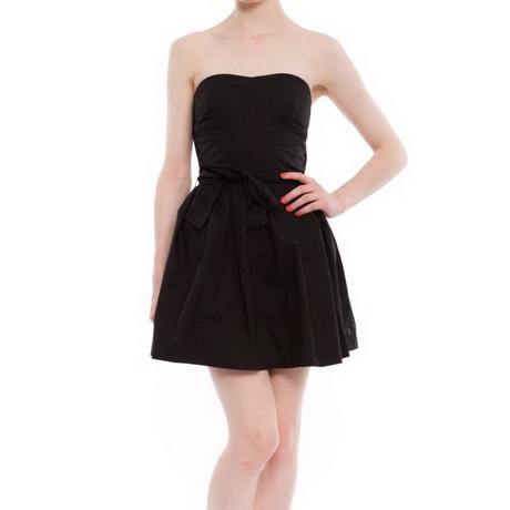 Robe noir bustier courte