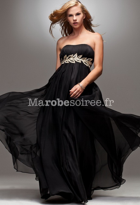 Robe noir de soirée