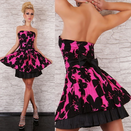 Robe noir et rose