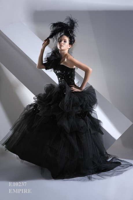 Robe noir mariage