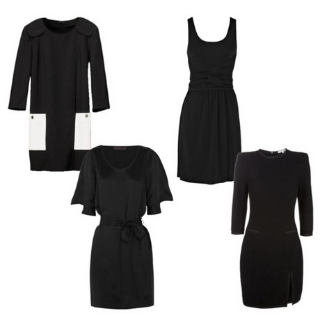 Robe noir simple