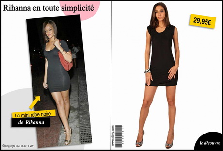 Robe noir simple