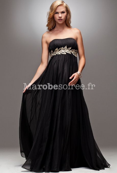 Robe noir soirée