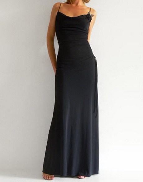 Robe noire bretelle