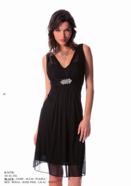 Robe noire femme