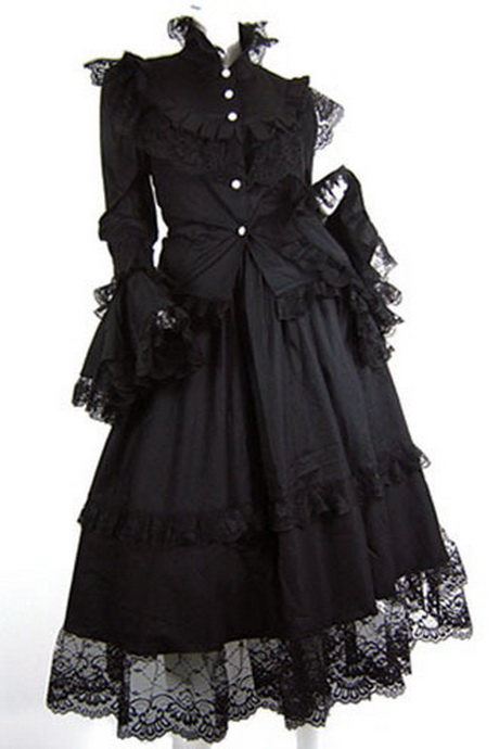 Robe noire gothique