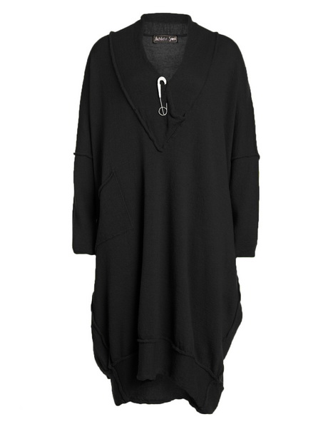 Robe noire laine