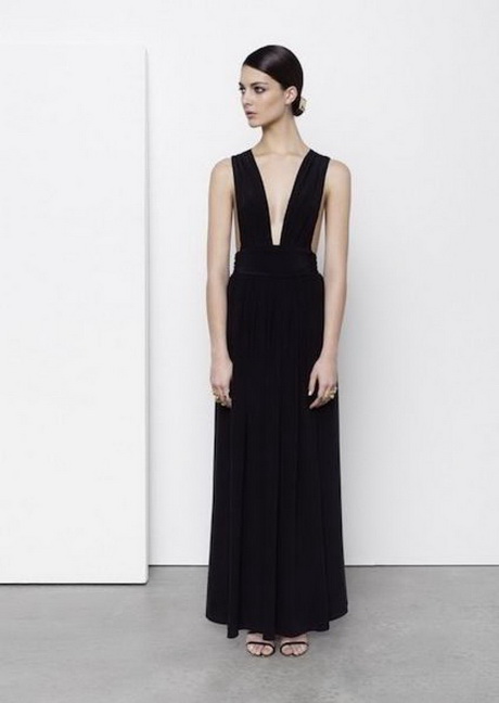 Robe noire longue