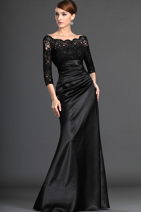 Robe noire longue