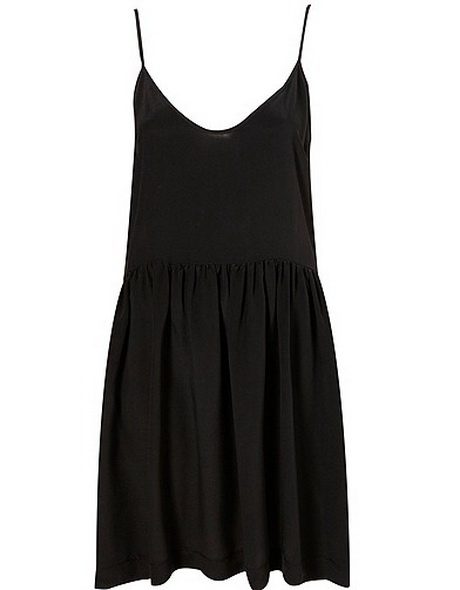 Robe noire soie