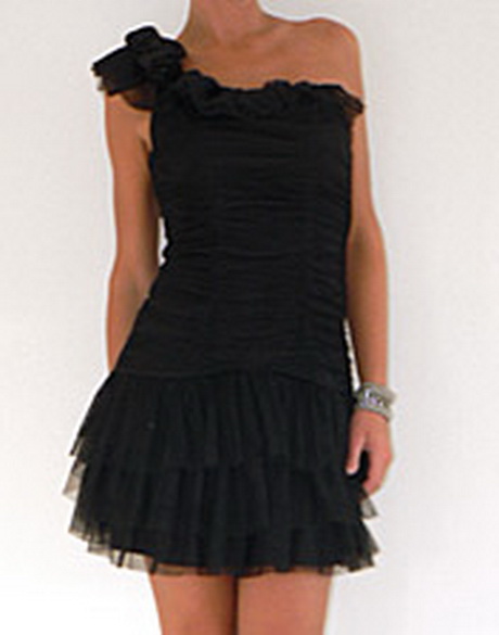 Robe noire tulle