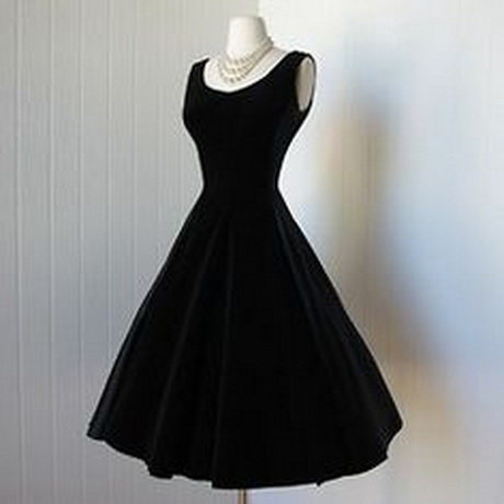 Robe noire vintage