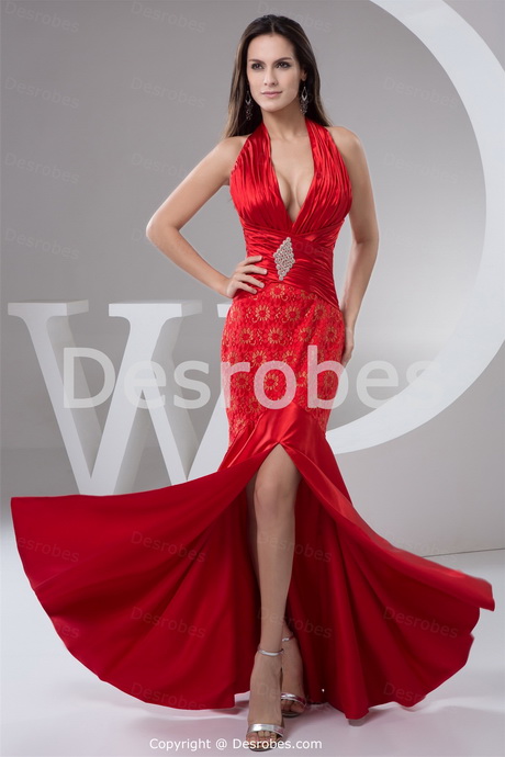 Robe rouge cocktail
