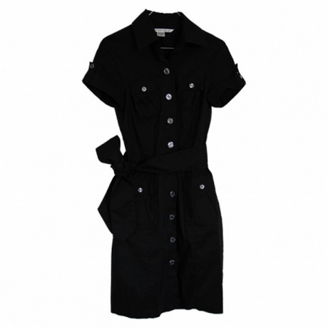 Robe saharienne noire