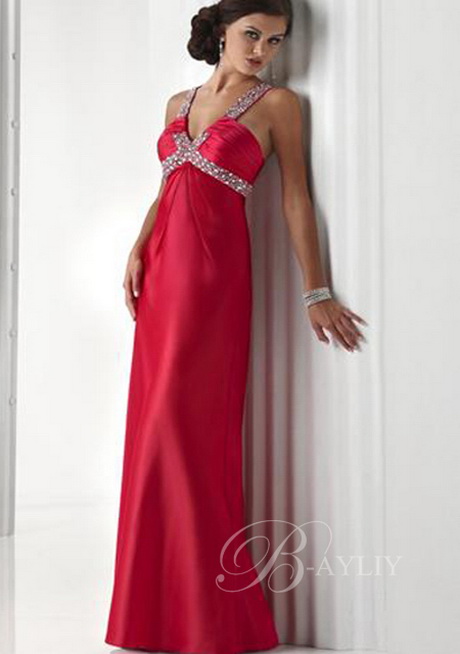 Robe satin longue