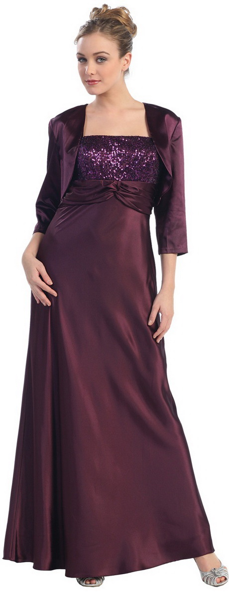 Robe satin longue