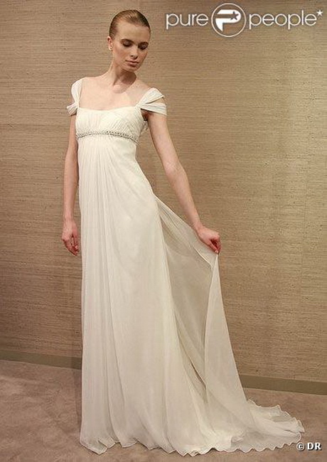 Robe simple de mariage