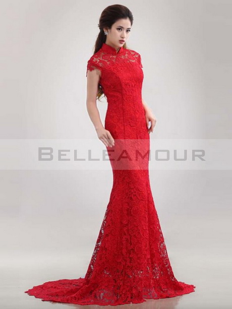 Robe sirene rouge