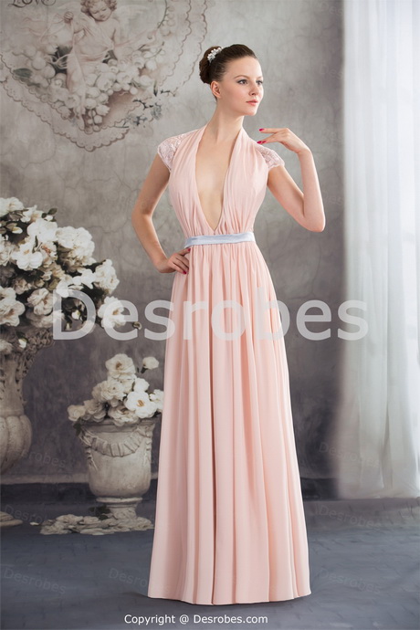 Robe soie et dentelle