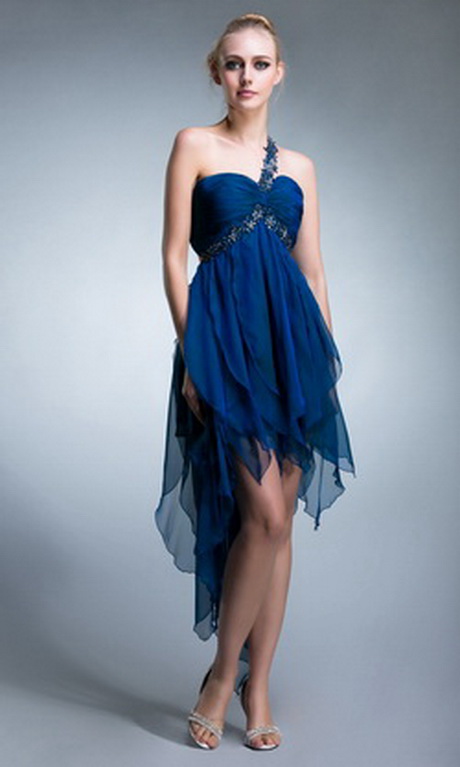 Robe soirée bleue