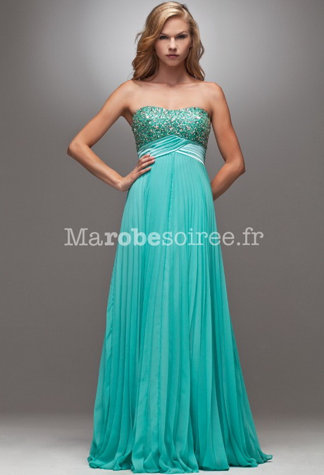 Robe soirée bustier longue