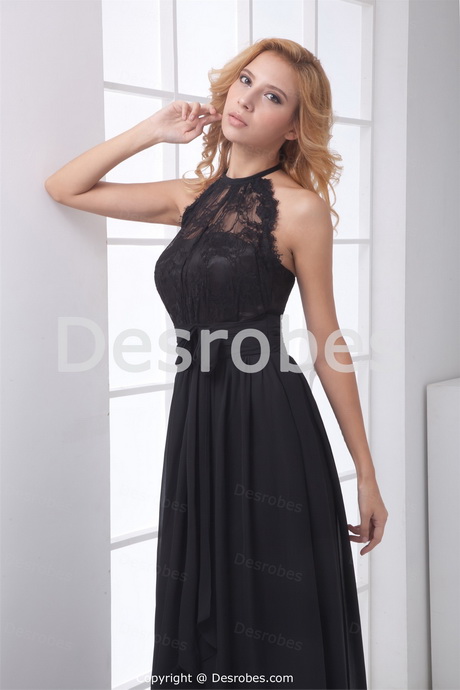 Robe soirée dentelle noire