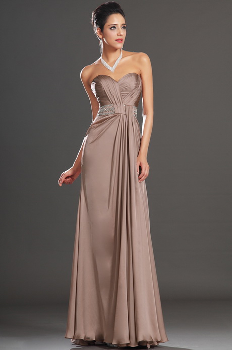 Robe soirée longue satin