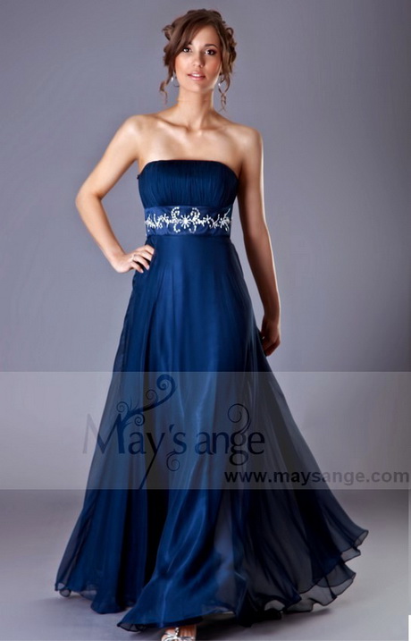 Robe soiree bleue