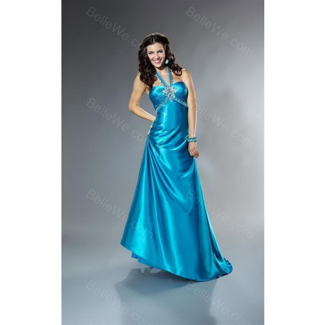 Robe soiree turquoise