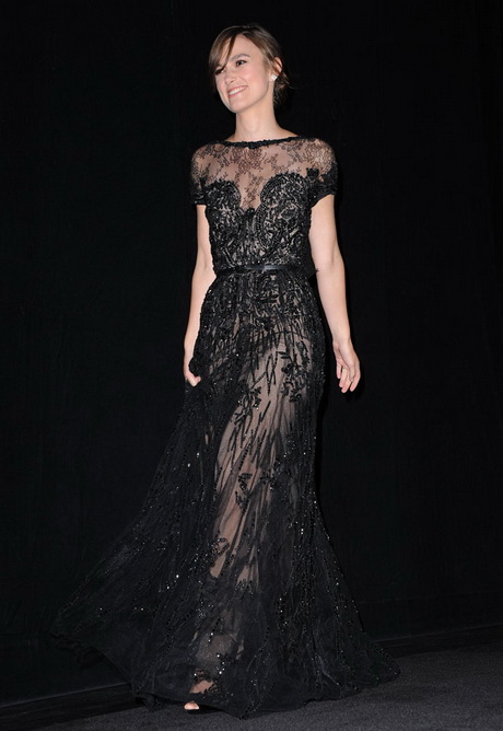 Robe transparente noire