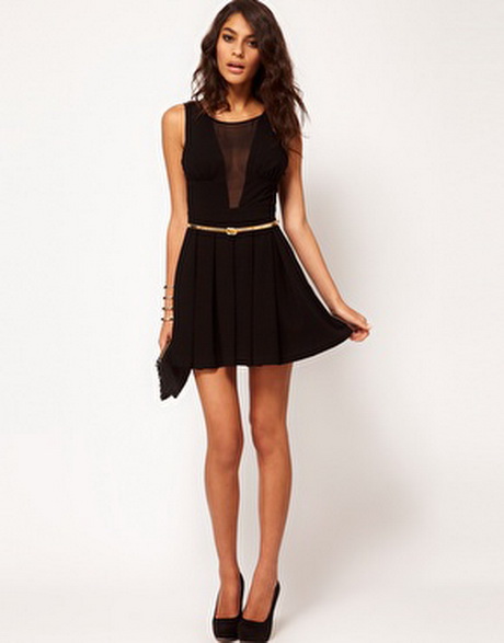 Robe transparente noire