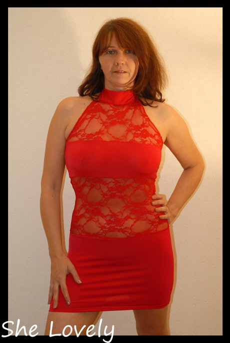 Robe tunique rouge