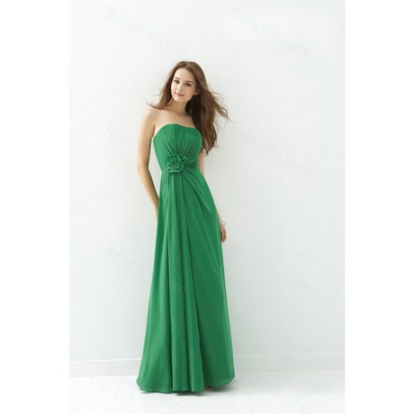 Robe verte bustier