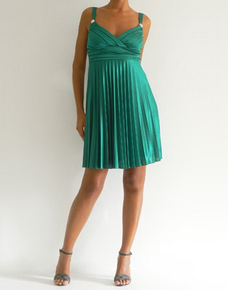 Robe verte courte