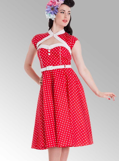 Robe vintage rouge