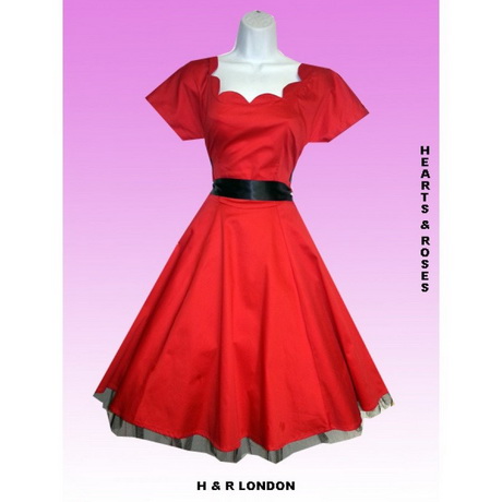 Robe vintage rouge