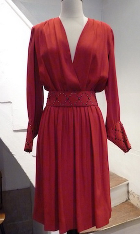 Robe vintage rouge