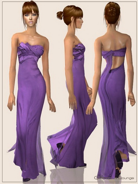 Robe violette femme