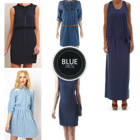 Robes bleues