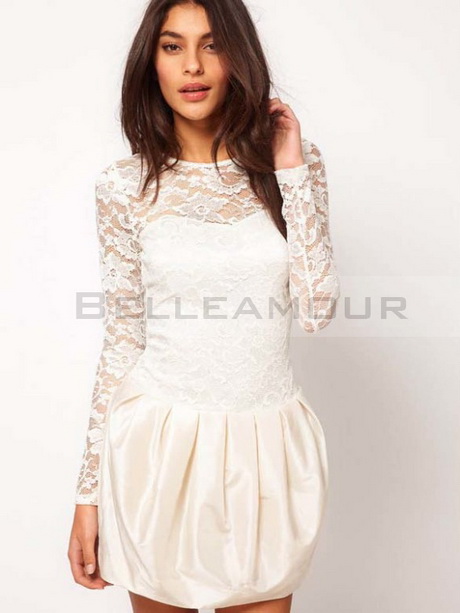 Robes dentelle blanche