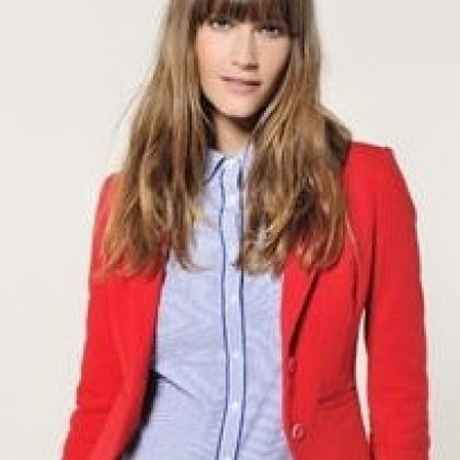 Veste tailleur rouge