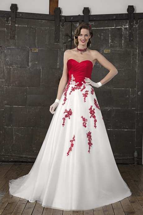 Robe de mariée rouge 2018