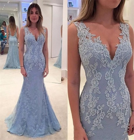 Robe soirée en dentelle 2018