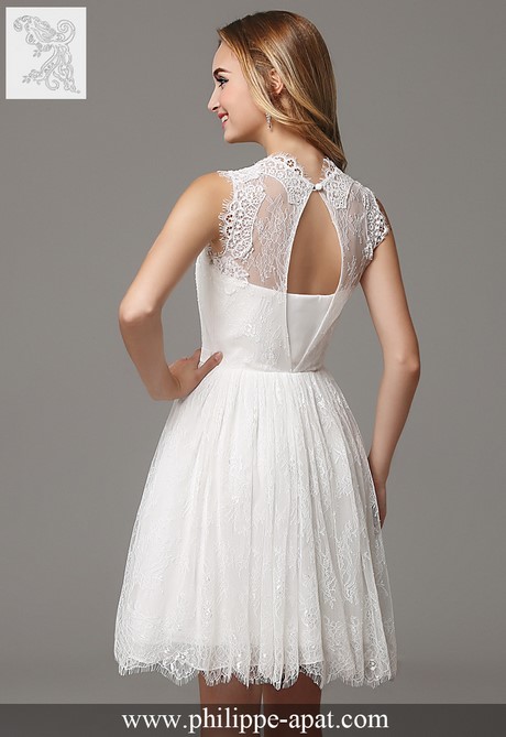 Robe de mariée 2017 courte